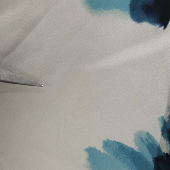 ST JOHN Boutiques Silk Stretch Blouse Drape Dolman Cold Shoulder SMALL - READ!! - Picture 13 of 16